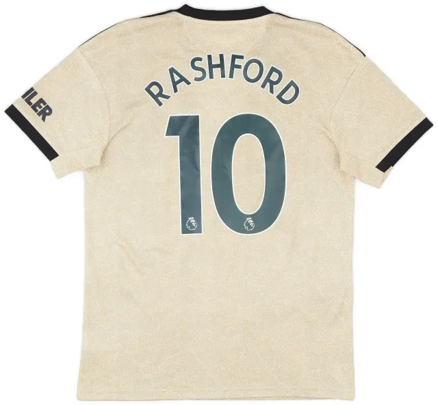 adidas 2019-20 Manchester United Away Shirt Rashford #10 - 10/10 - (M)