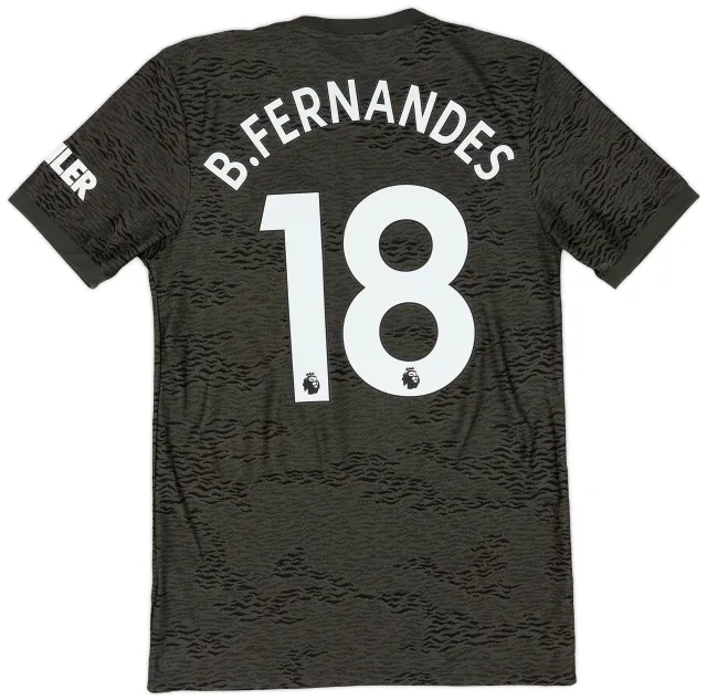 adidas 2020-21 Manchester United Away Shirt B.Fernandes #18 - 9/10 - (S)