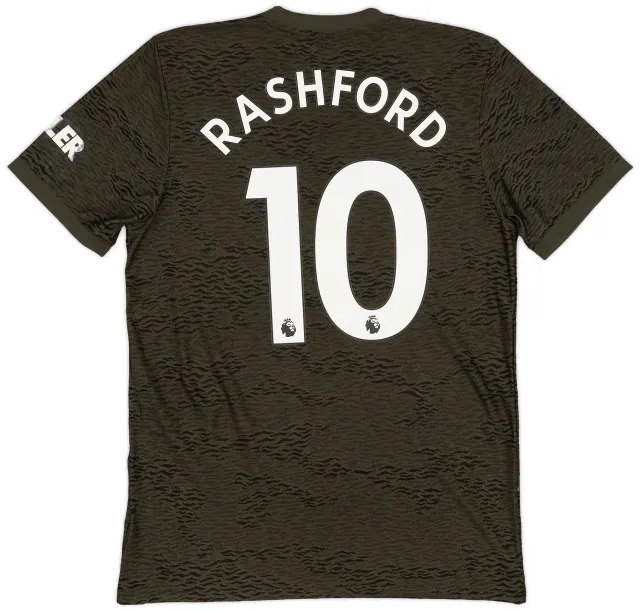 adidas 2020-21 Manchester United Away Shirt Rashford #10 - 5/10 - (M)