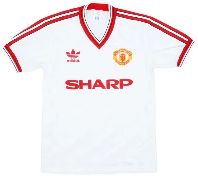 adidas 1986-88 Manchester United Away Shirt - 8/10 - (S)