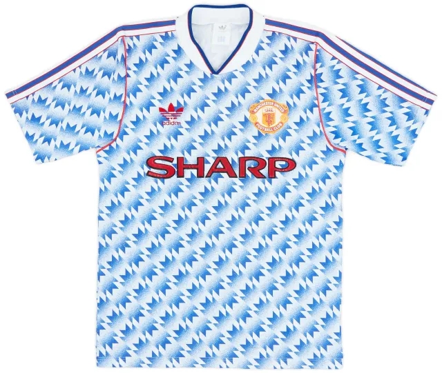 adidas 1990-92 Manchester United Away Shirt - 8/10 - (S)