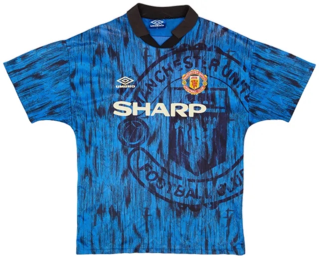 Umbro 1992-93 Manchester United Away Shirt - 7/10 - (M)
