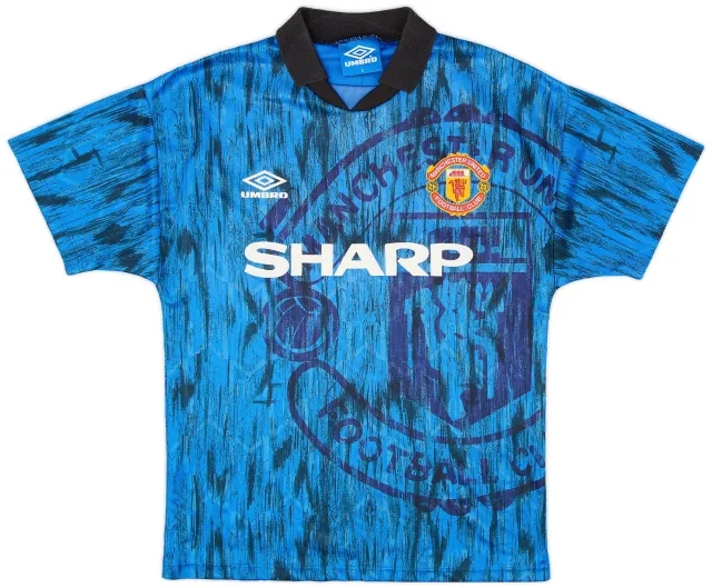 Umbro 1992-93 Manchester United Away Shirt - 9/10 - (S)