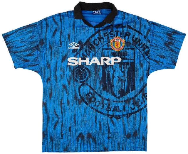 Umbro 1992-93 Manchester United Away Shirt - 8/10 - (L)