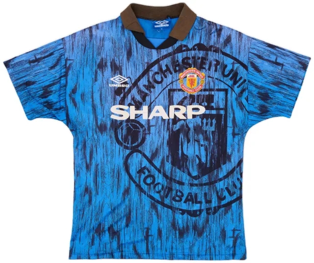 Umbro 1992-93 Manchester United Away Shirt - 7/10 - (M)