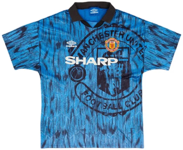 Umbro 1992-93 Manchester United Away Shirt - 7/10 - (L)