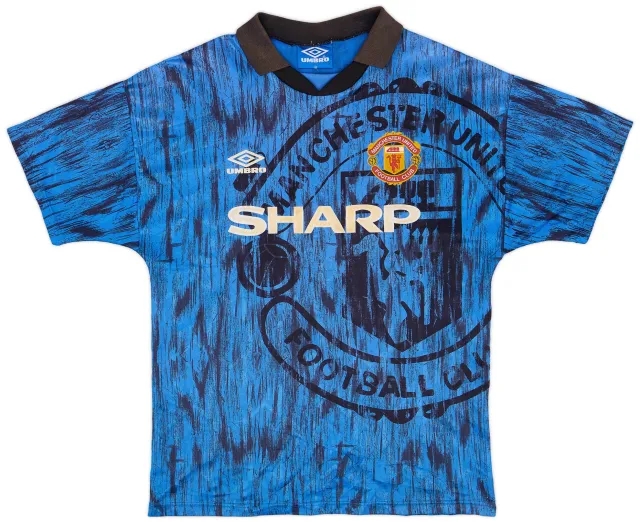 Umbro 1992-93 Manchester United Away Shirt - 7/10 - (M)