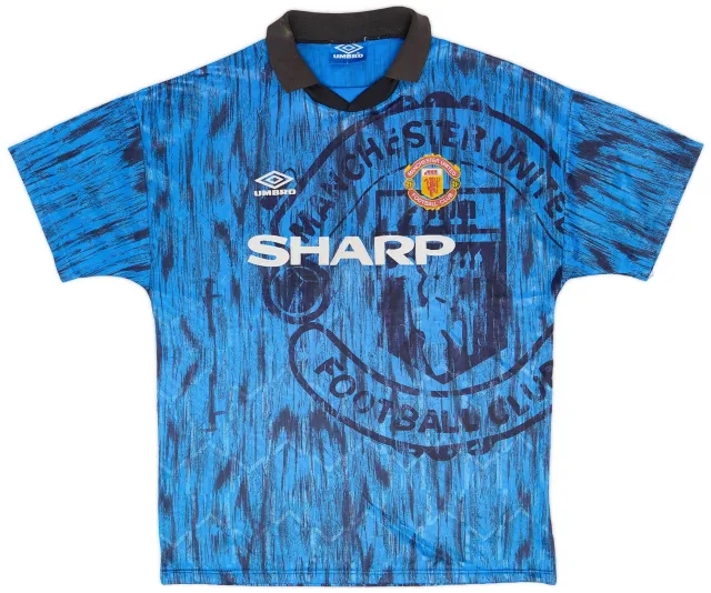 Umbro 1992-93 Manchester United Away Shirt - 7/10 - (L)