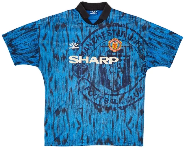 Umbro 1992-93 Manchester United Away Shirt - 7/10 - (XL)