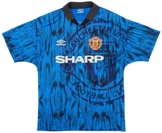 Umbro 1992-93 Manchester United Away Shirt - 8/10 - (M)