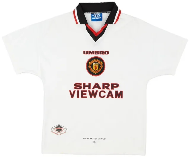 Umbro 1996-97 Manchester United Away Shirt - 7/10 - (Y)