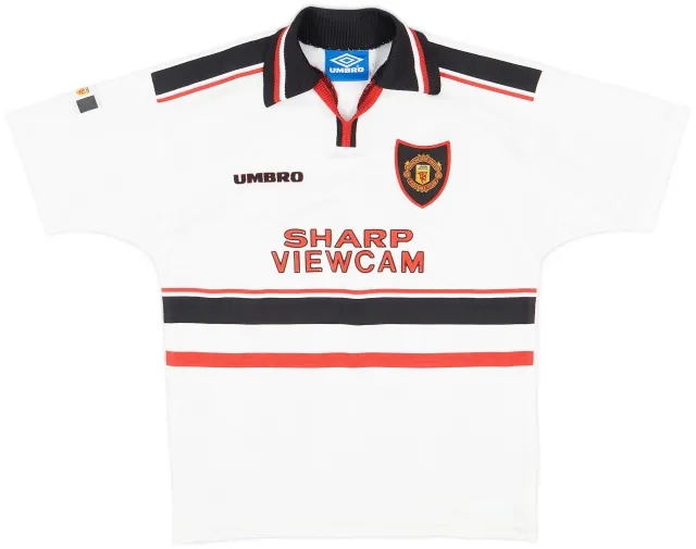 Umbro 1997-99 Manchester United Away Shirt - 8/10 - (L.Boys)
