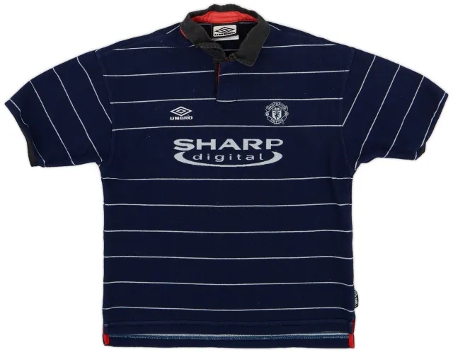 Umbro 1999-00 Manchester United Away Shirt - 8/10 - (L.Boys)