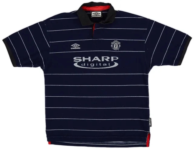 Umbro 1999-00 Manchester United Away Shirt - 8/10 - (M.Boys)