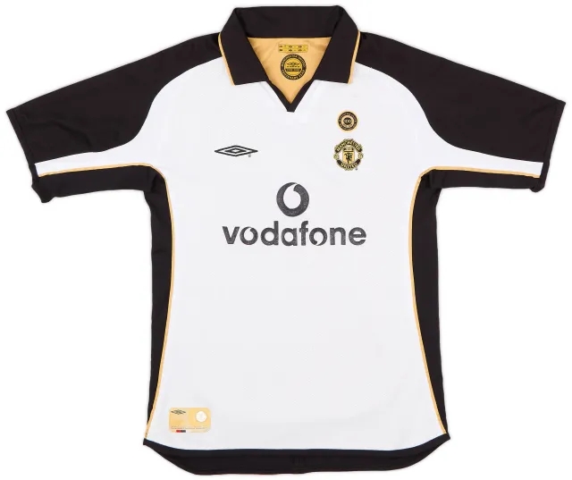Umbro 2001-02 Manchester United Centenary Away/Third Shirt - 8/10 - (M.Boys)