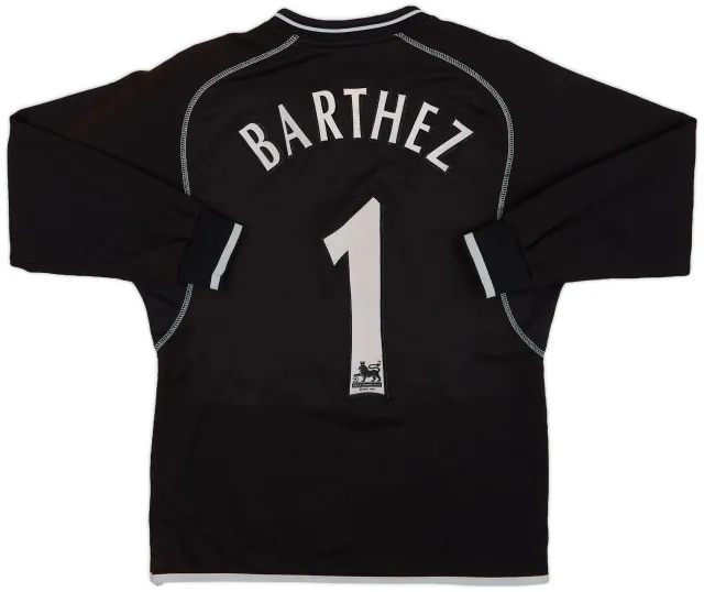 Umbro 2000-02 Manchester United GK Shirt Barthez #1 - 6/10 - (L.Boys)