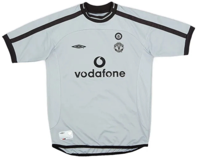 Umbro 2001-02 Manchester United Centenary GK Shirt - 9/10 - (M.Boys)