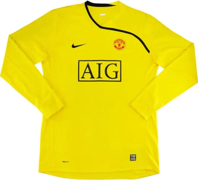 Nike 2008-09 Manchester United GK Shirt - 6/10 - (XL.Boys)