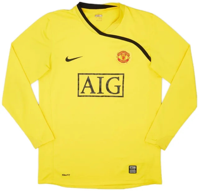 Nike 2008-09 Manchester United GK Shirt - 7/10 - (XL.Boys)
