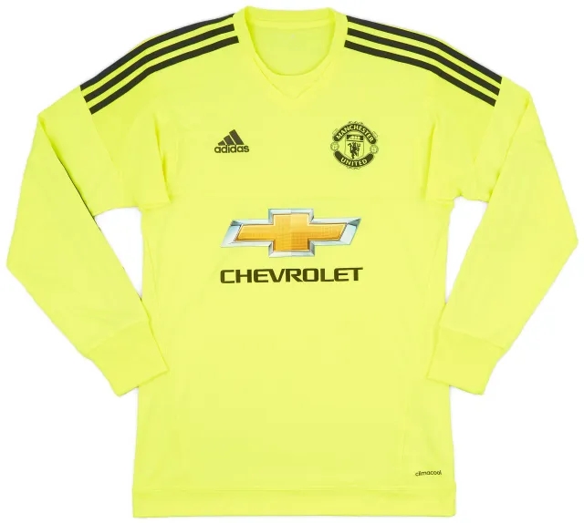 adidas 2015-16 Manchester United GK Shirt - 9/10 - (S)