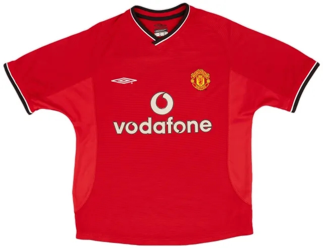 Umbro 2000-02 Manchester United Home Shirt - 7/10 - (Y)