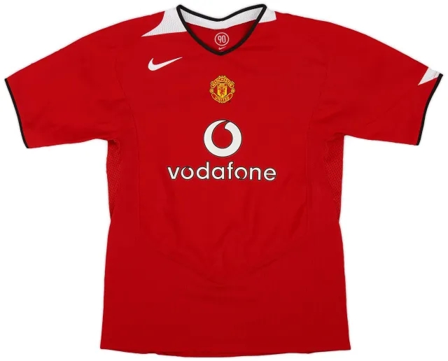 Nike 2004-06 Manchester United Home Shirt - 8/10 - (XL.Boys)