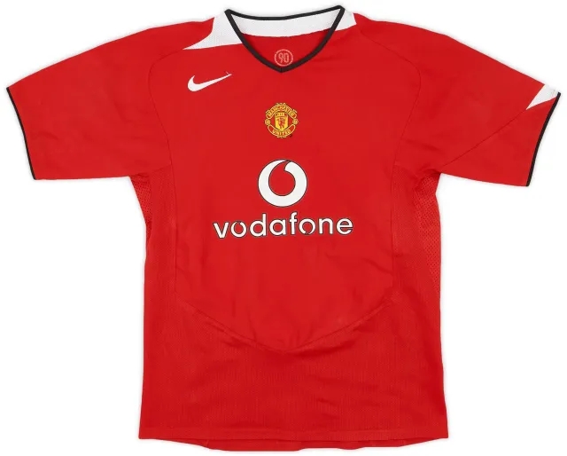 Nike 2004-06 Manchester United Home Shirt - 7/10 - (XL.Boys)