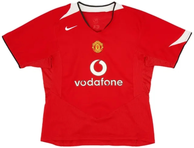 Nike 2004-06 Manchester United Home L/S Shirt Rooney #8 - 8/10 - (L.Boys)