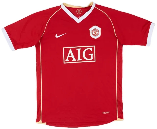 Nike 2006-07 Manchester United Home Shirt - 6/10 - (XL.Boys)