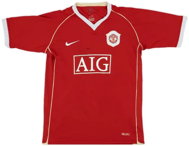 Nike 2006-07 Manchester United Home Shirt - 4/10 - (XL.Boys)
