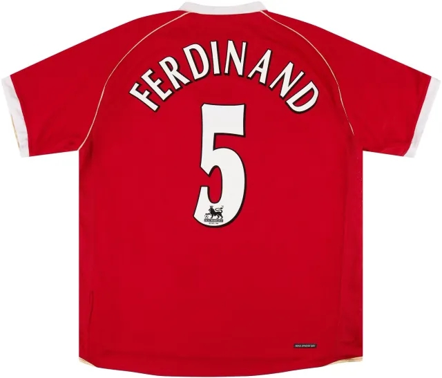 Nike 2006-07 Manchester United Home Shirt Ferdinand #5 (7/10) XXL
