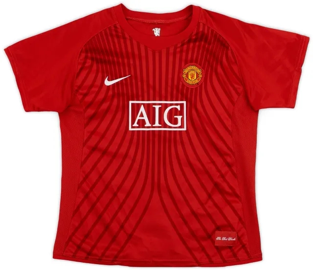 Nike 2007-09 Manchester United Home Shirt Rooney #10 - 8/10 - (L)