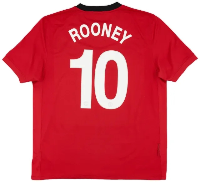 Nike 2009-10 Manchester United Home Shirt Rooney #10 - 7/10 - (XL)