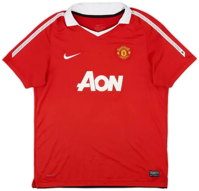 Nike 2010-11 Manchester United Home Shirt - 6/10 - (XL.Boys)