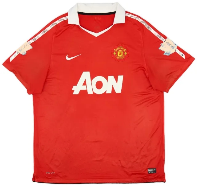 Nike 2010-11 Manchester United Home Shirt - 5/10 - (XL)