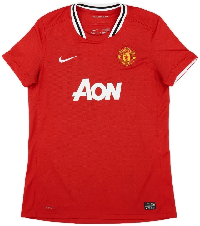 Nike 2011-12 Manchester United Home Shirt - 7/10 - (Women's L)