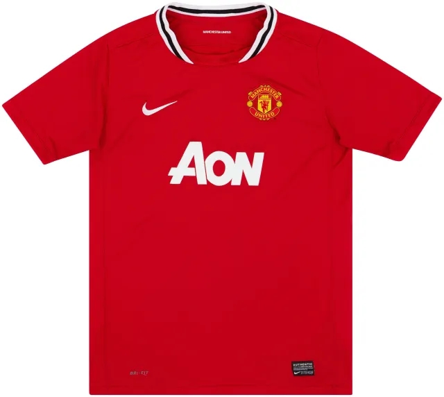 Nike 2011-12 Manchester United Home Shirt - 8/10 - (XL.Boys)