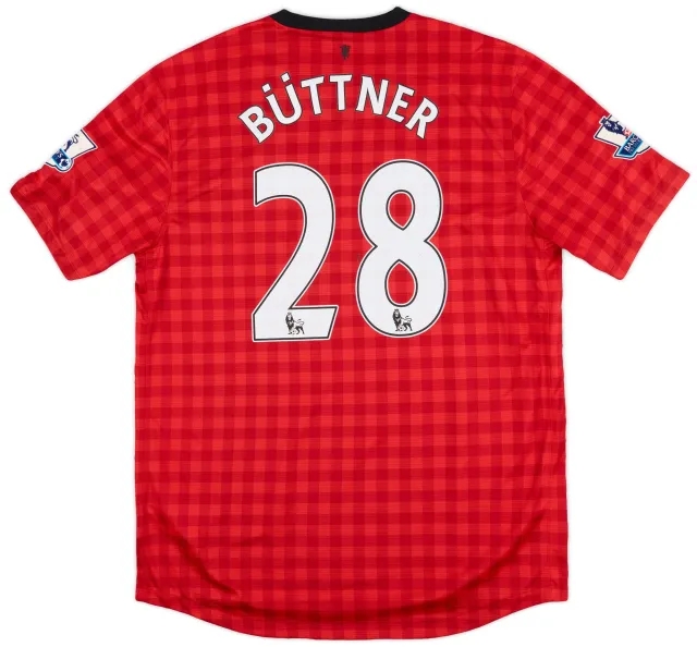Nike 2012-13 Manchester United Home Shirt Buttner #28 - 7/10 - (L)