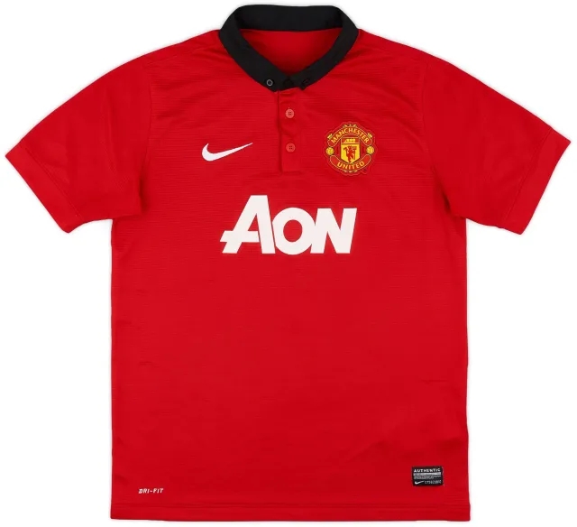 Nike 2013-14 Manchester United Home Shirt - 8/10 - (L.Boys)
