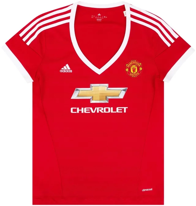 adidas 2015-16 Manchester United Home Shirt - 10/10 - (Women's L)