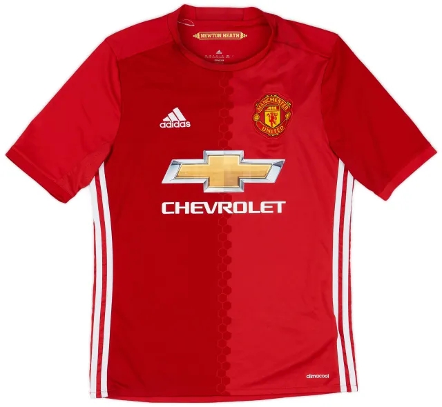 adidas 2016-17 Manchester United Home Shirt - 7/10 - (XL.Boys)