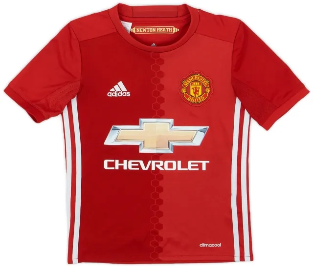 adidas 2016-17 Manchester United Home Shirt - 8/10 - (S.Boys)