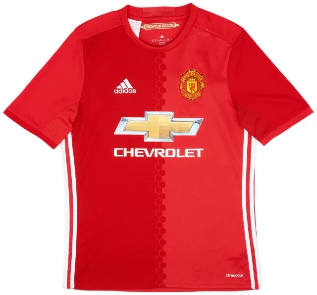 adidas 2016-17 Manchester United Home Shirt - 7/10 - (XL.Boys)
