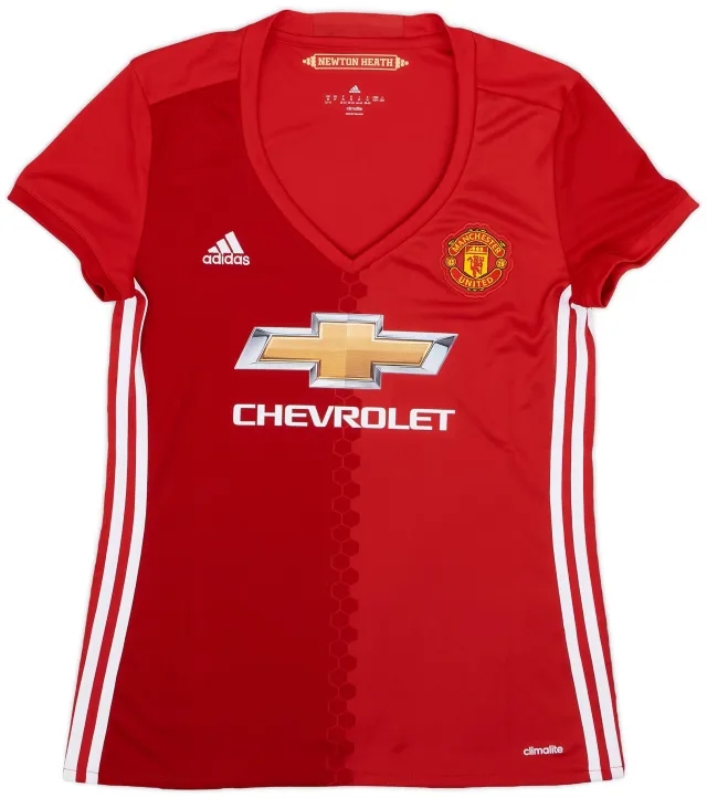 adidas 2016-17 Manchester United Home Shirt - 8/10 - (Women's M)