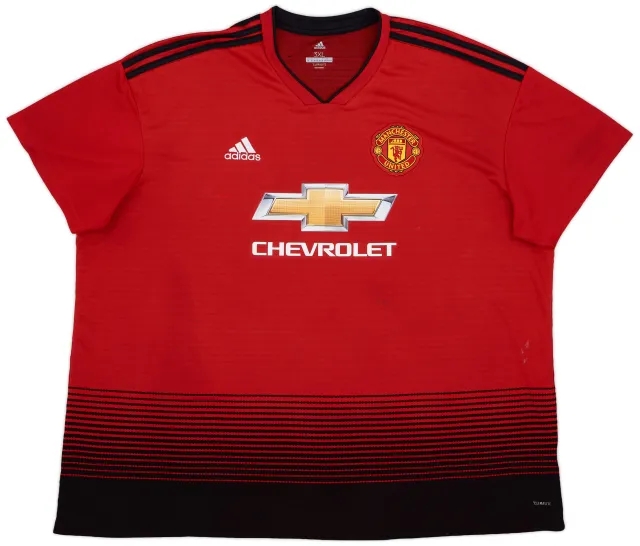 adidas 2018-19 Manchester United Home Shirt - 7/10 - (3XL)