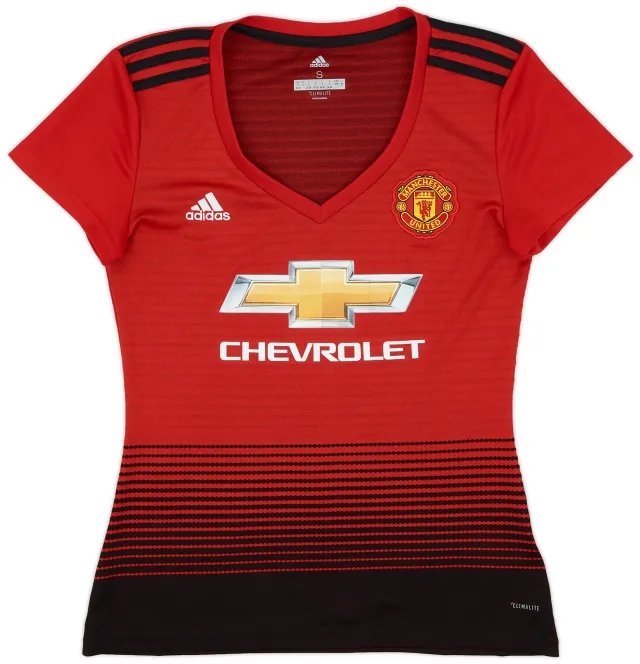 adidas 2018-19 Manchester United Home Shirt - 8/10 - (Women's S)