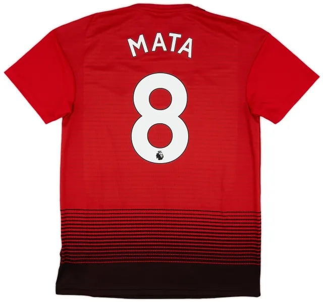 adidas 2018-19 Manchester United Home Shirt Mata #8 (M)