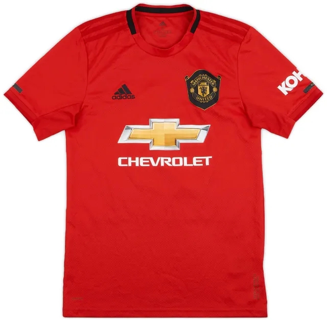 adidas 2019-20 Manchester United Home Shirt Black Lives Matter #6 - 9/10 - (S)