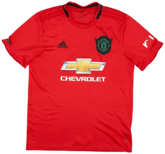 adidas 2019-20 Manchester United Home Shirt - 5/10 - (M)