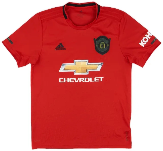adidas 2019-20 Manchester United Home Shirt - 6/10 - (M)